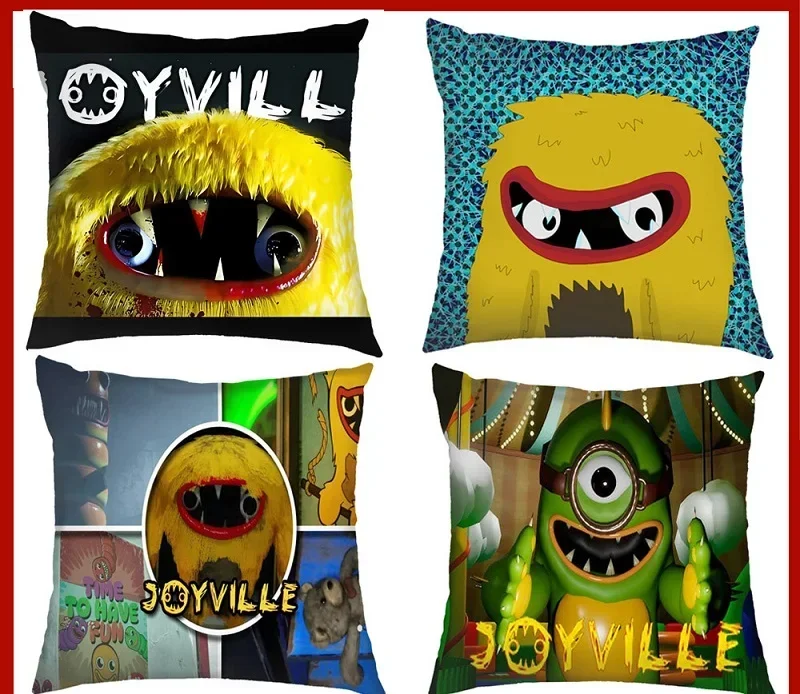 Party Favors Joyville Horror Game Adventure 45x45cm Pillow Cover Decorative for Living Room Sofa Decor Pillowcase Cu