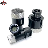 Mèche de perçage en diamant brasé à sec M14, pour le perçage de carreaux de porcelaine, de marbre, de pierre, scie à trous pour meuleuse d'angle 3