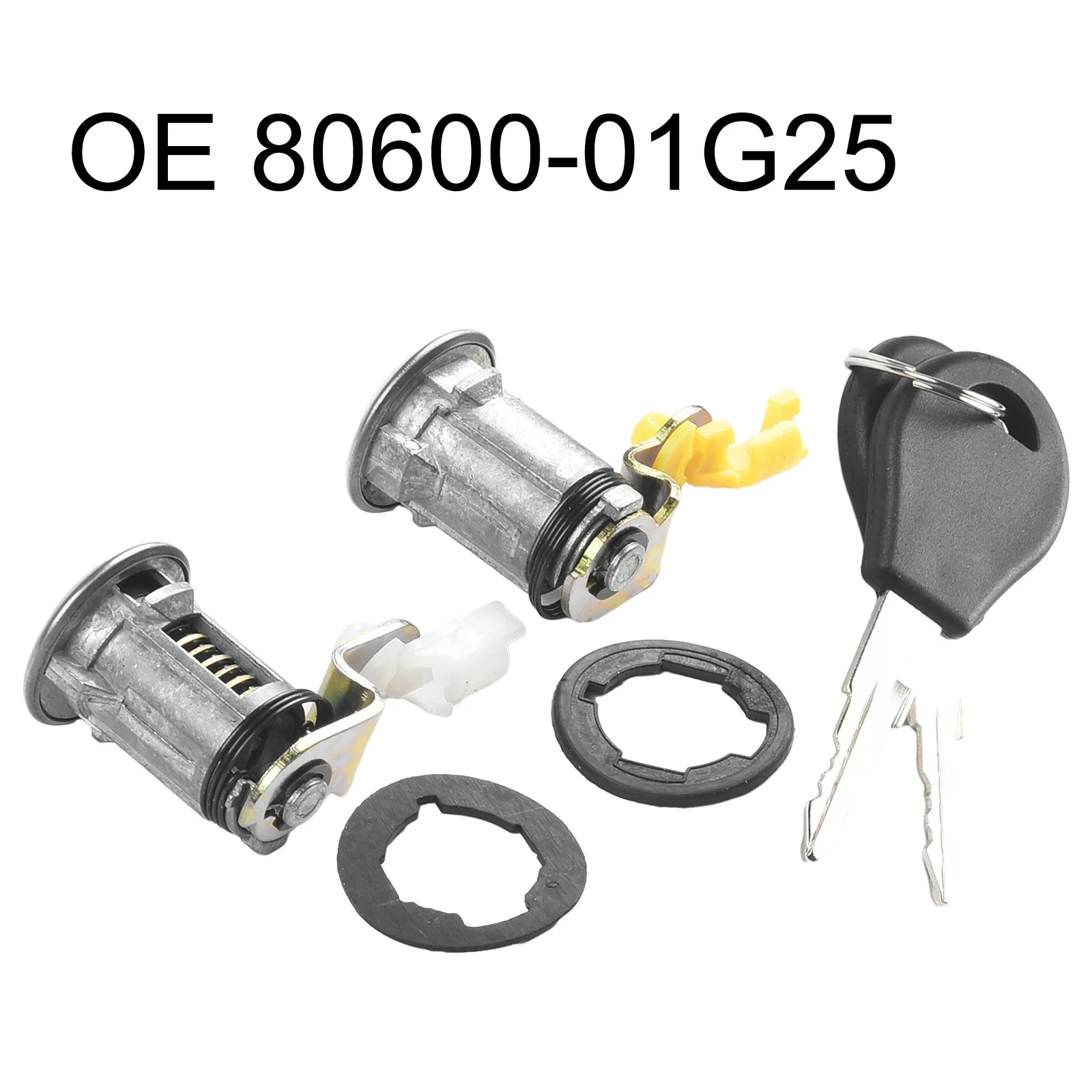 

Door Lock Set With Key Left Right For Nissan Pickup 1984-1998 80600-01G25 Car Lock Bucket Accessories Replacement