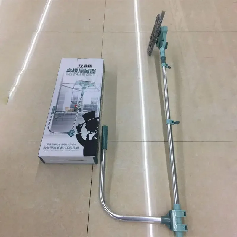 

Cleaner Double Cleaning Sided High Window Removal U-shaped Wiper Telescopic Outdoor Supplies Household Dust Building