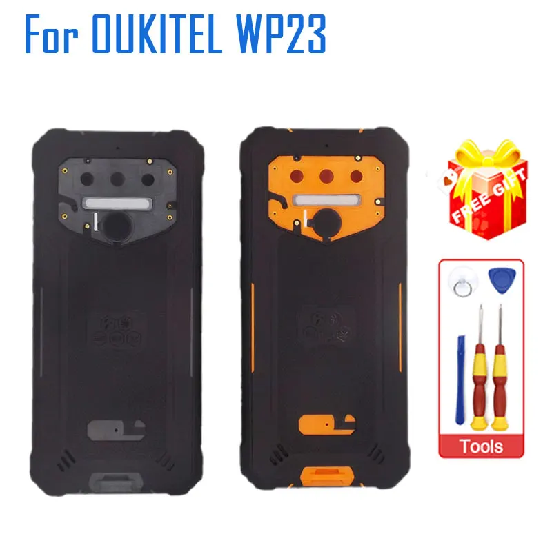 

Новинка, оригинальная крышка батарейного отсека OUKITEL WP23, задняя крышка с приемником и кнопкой отпечатка пальца, кабельные аксессуары для телефона OUKITEL WP23
