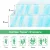 JHK 2-3 Inch Gel Memory Foam Mattress Topper Full Size Cooling Mattress Soft and Breathable Bed Topper School Bedroom Furniture 6