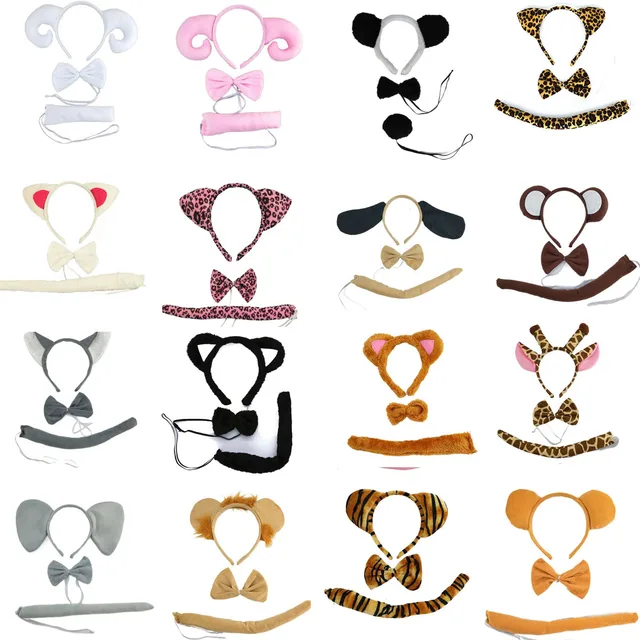 Adult Kids Plush Animal Headbands: The Ultimate Party Costume Props
