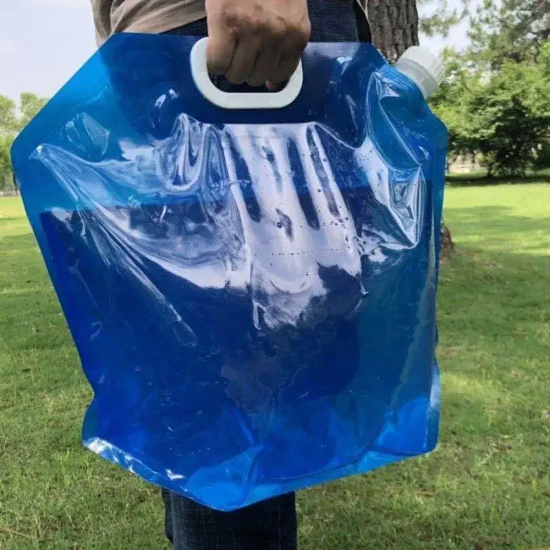 Outdoor Water Bags Foldable Portable Drinking Camp Cooking Picnic BBQ Water Container Bag Carrier Car 5L/10L Tank plastic drinking bag