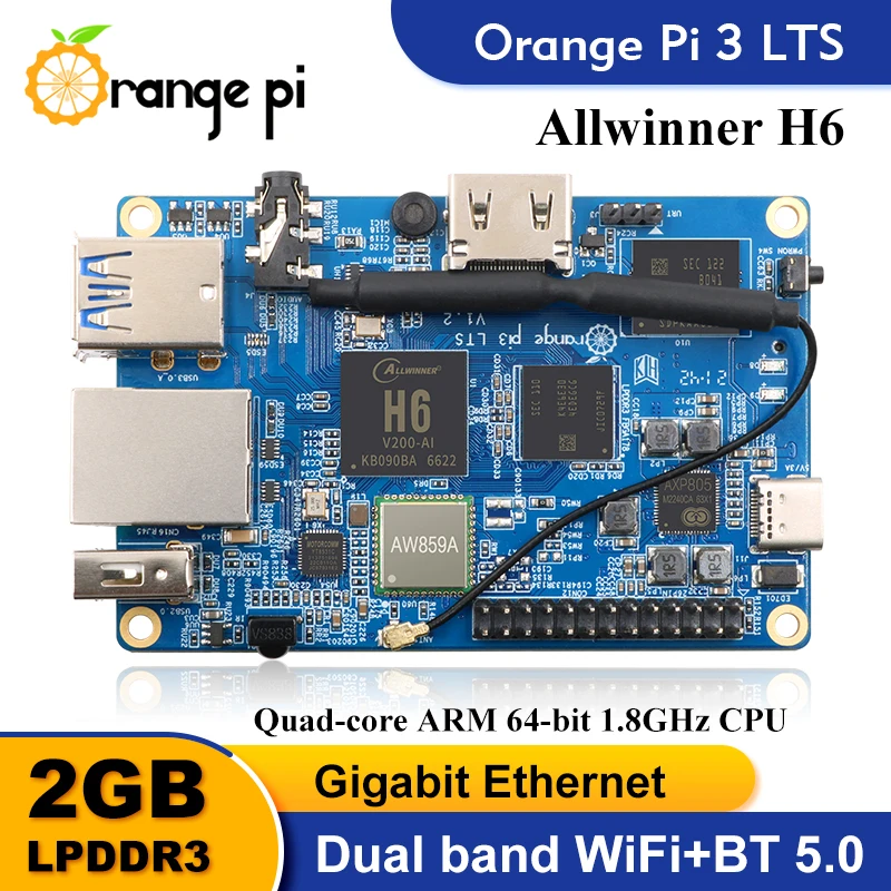   3 Lts + CŸ   ġ, ̱  ǻ, 2GB RAM, Allwinner H6, 8GB EMMC , ȵ̵ 9.0   OS