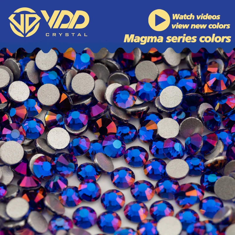 VDD SS6-SS30 Magma-Sapphire Newest Glass Rhinestones Crystal Flatback  Glitter Stones Diamond For Nail Art DIY Crafts Decorations - AliExpress