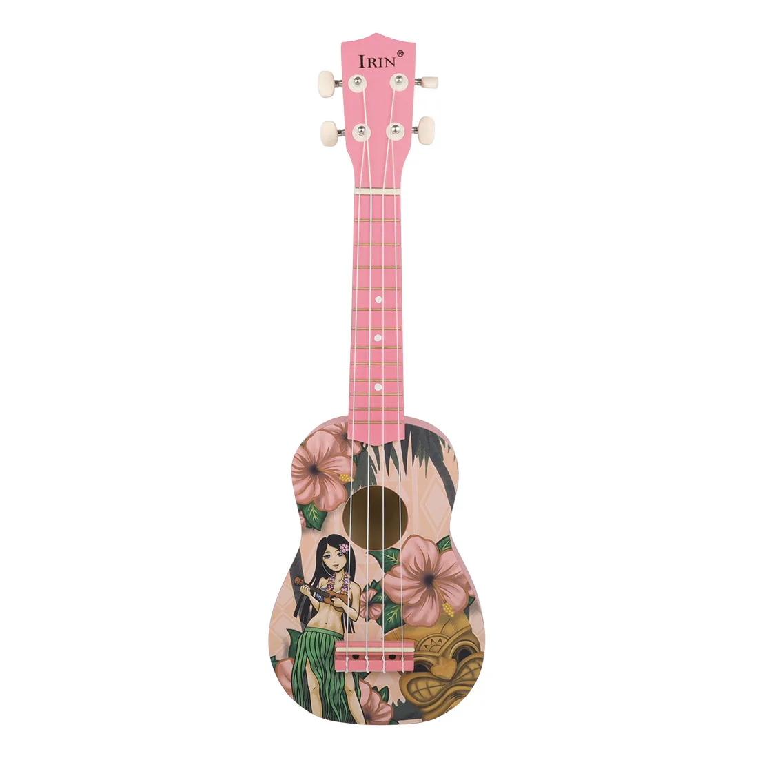 

21 inch Yukriri playing instruments, little girl beginner's four stringed small guitar