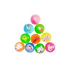 10Pcs ​Doll Bouncing Rubber Balls Toy Children's Fun Elastic Ball Indoor Play Toys Boys And Girls' Sports Toys Birthday Gift 6