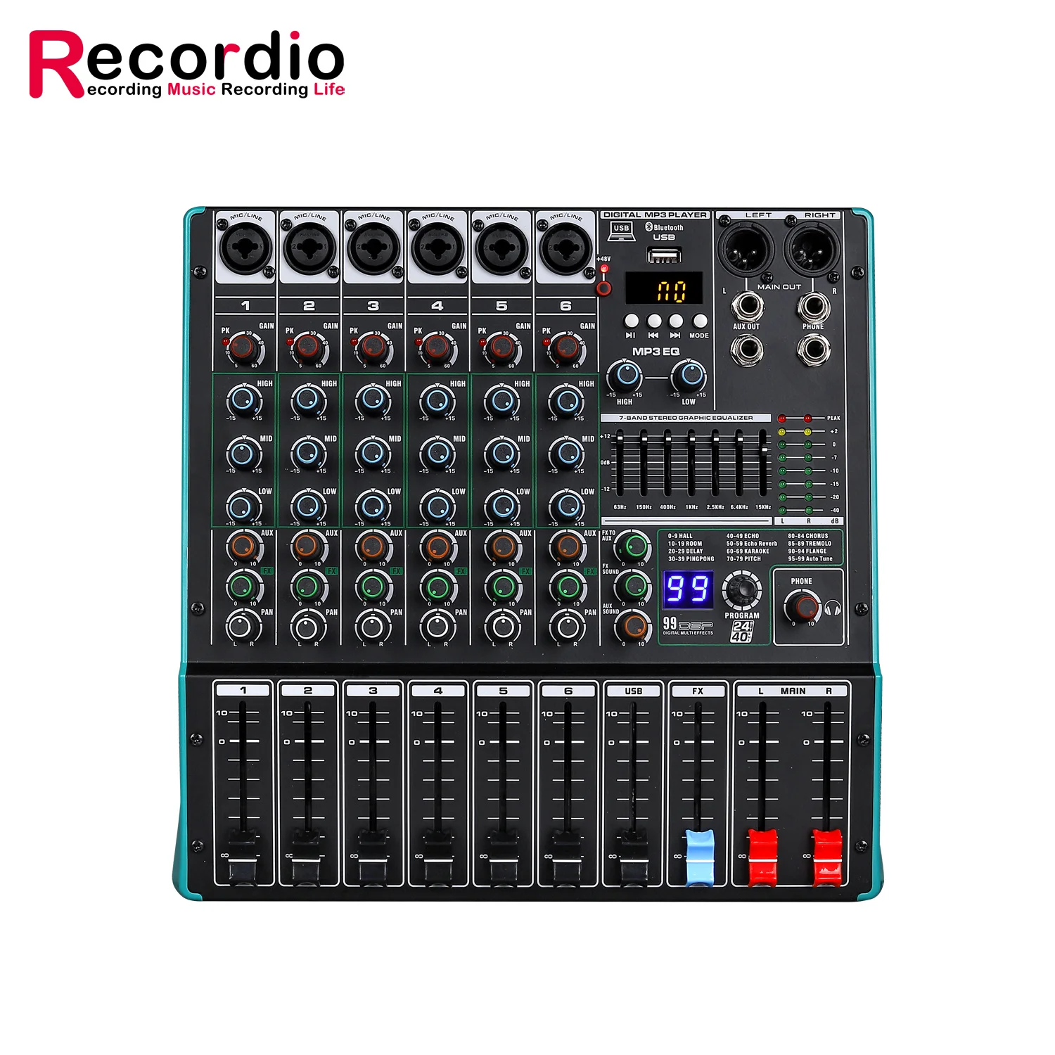 DMC Melos MX 99PRO プロフェッショナル オーディオ ミキサー DMC Melos MX 99PRO プロフェッショナル オーディオ ミキサー
