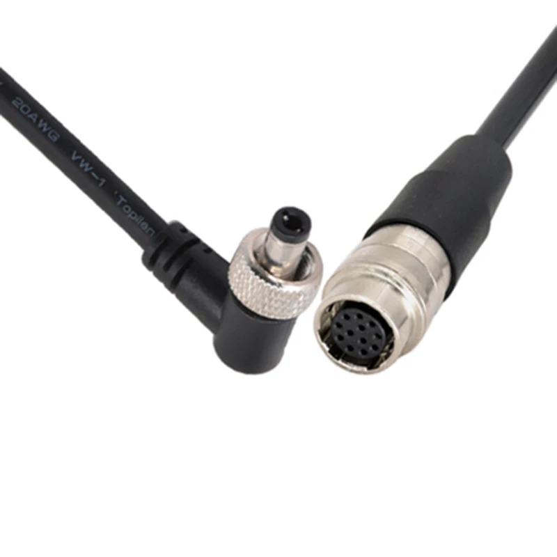 12VCameraVideoLensZoomPowerSupplyLineHiroseHrs12PinToDC25