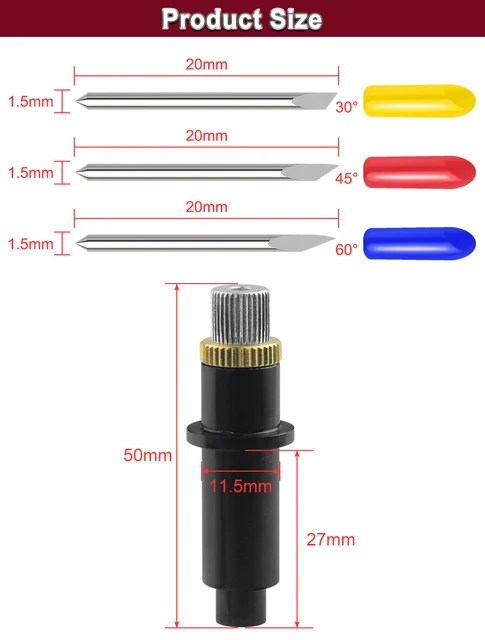 Kit Lame Di Taglio Universale Per Macchine Da Taglio - 30° 45° 60°, 7 Lame + Supporti In Lega Alluminio - Foto 8