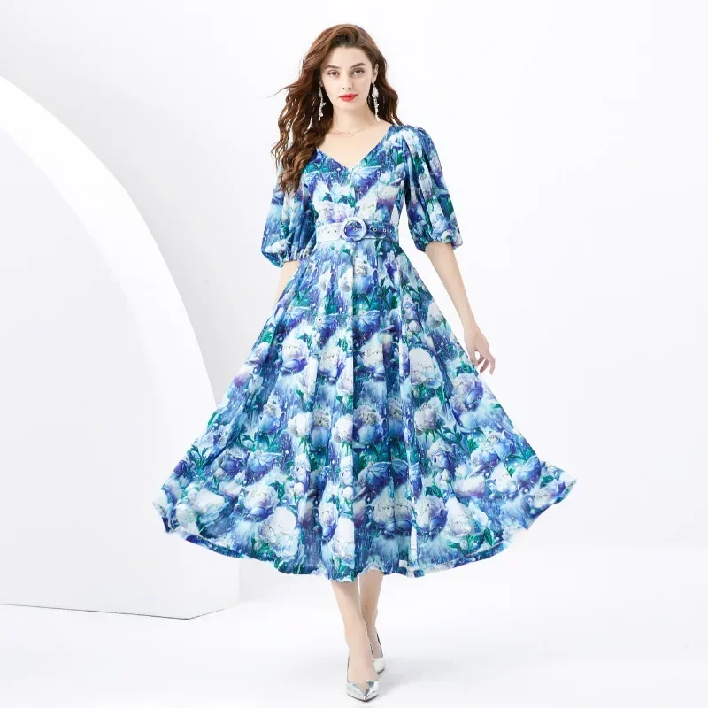 

2024Top Women's Summer PartyBeach Dresses Women Long Dress Suit Female Evening Elegant Party Dresses