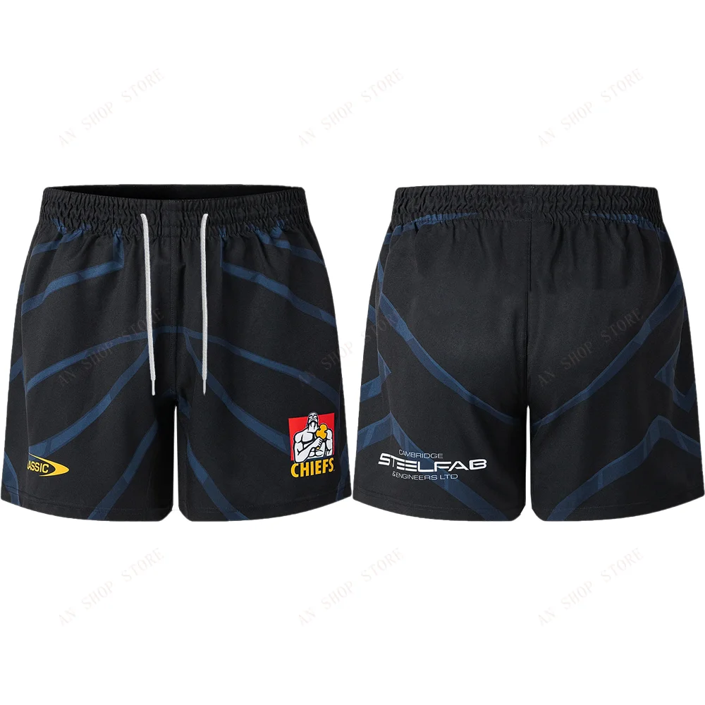 Sports Shorts 25 New Zealand Chiefs Mens Black Panther Home Shorts Jerseys Sports Jerseys Must-have For Fans 3D Printed sports shorts
