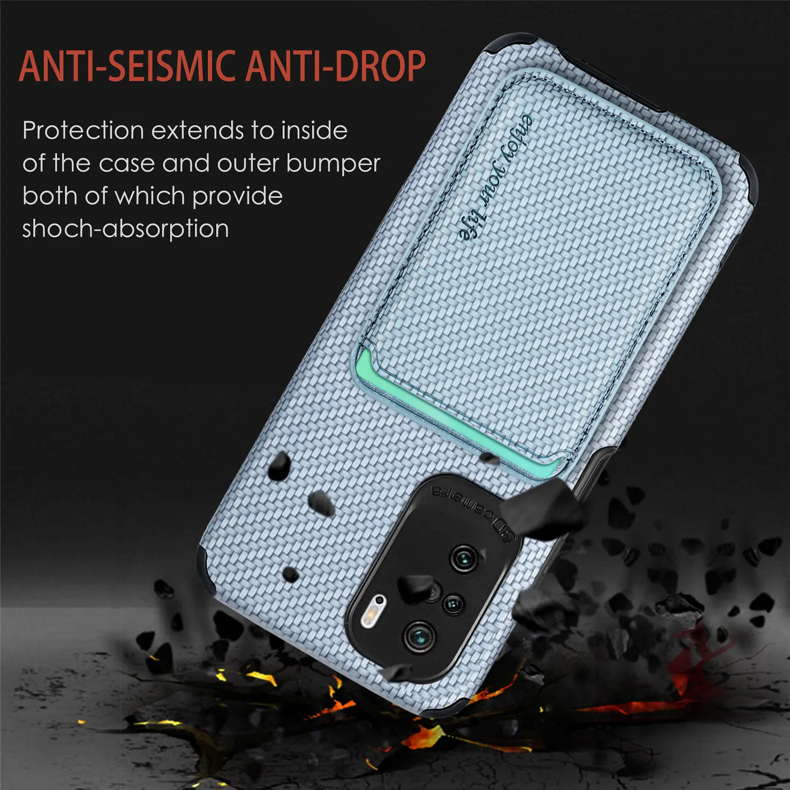 Custodia Portafoglio Per Xiaomi Redmi Note 11 - Cover Con Pellicola E Supporto