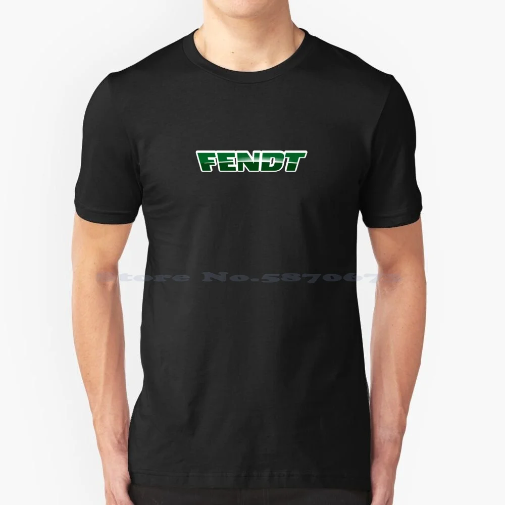 Seducente Fendt Green Design T Shirt 100% Cotone Tee Agricoltura Trattore Claas Valtra Farmer Grano John Deutz Harvester Country