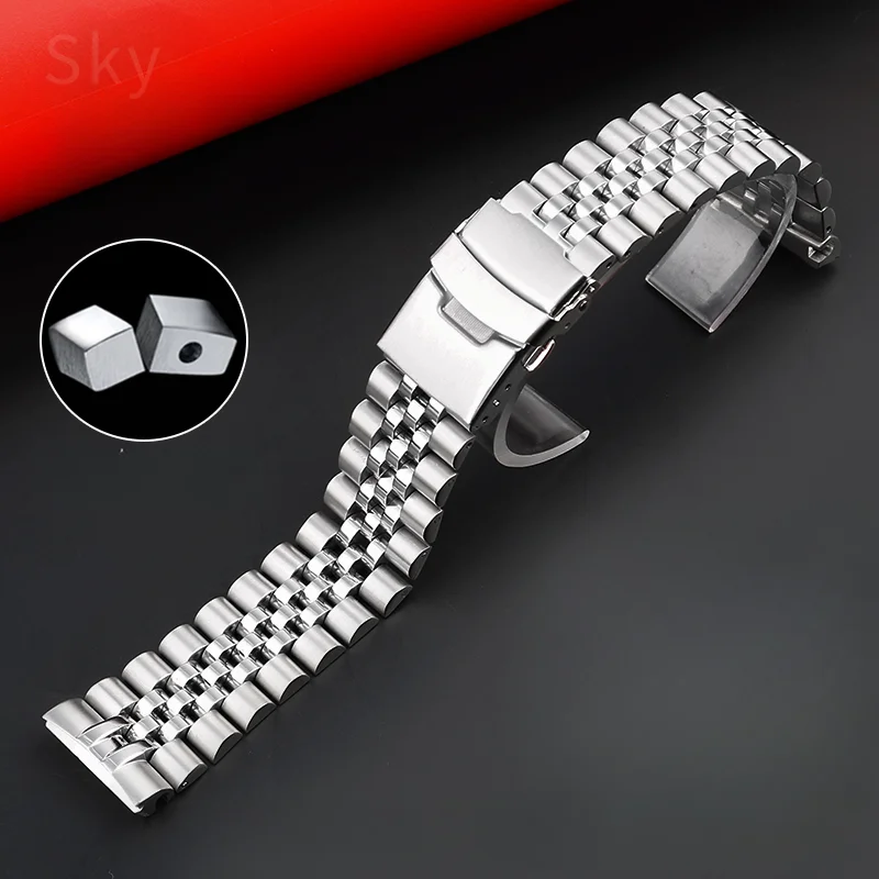 Per Seiko Steel 2.5Mm Spring Bar Cinturino Per Orologio Serie Abalone Turtle Srpa21 Srp777 Srpc25 Srp773 Cinturini Impermeabili Per Gentiluomini