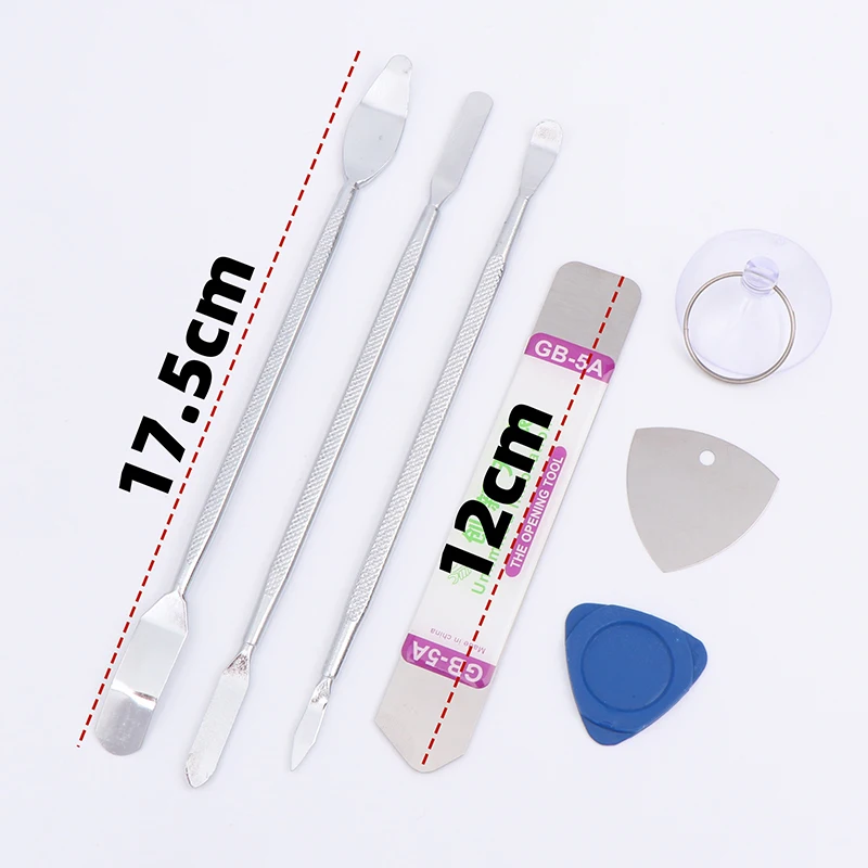 ⭐ 7pcs Metal Spudger Kit Universal Cell Phone Repair Opening Tool Mobile Phone Disassemble Crowbar Steel Pry Phone Hand Tool Set 1 ⭐ 7pcs Metal Spudger Kit Universal Cell Phone Repair Opening Tool Mobile Phone Disassemble Crowbar Steel Pry Phone Hand Tool Set 1