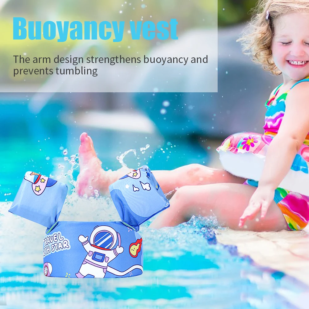 Swimming Armbands Baby Float Cartoon Arm Sleeve Life Jacket Swimsuit Foam Safety Swimming Training Floating Pool Float Swimming Ring Puddle Jumper