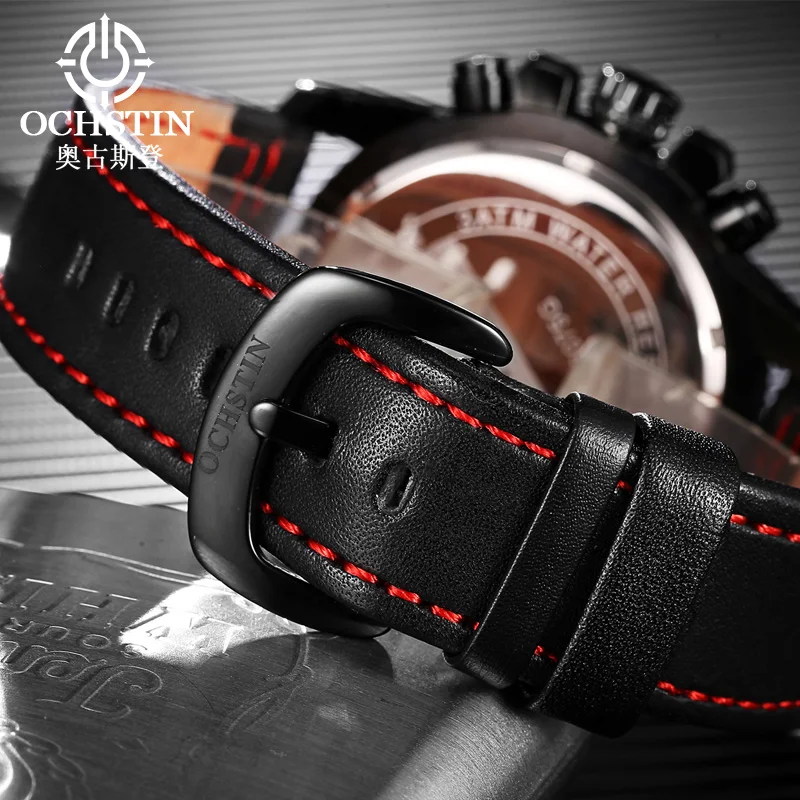 Ochstin 2024 New Fashionable and Gorgeous Navigator Series Original Multi functional Movement Watch Men's Quartz Watch