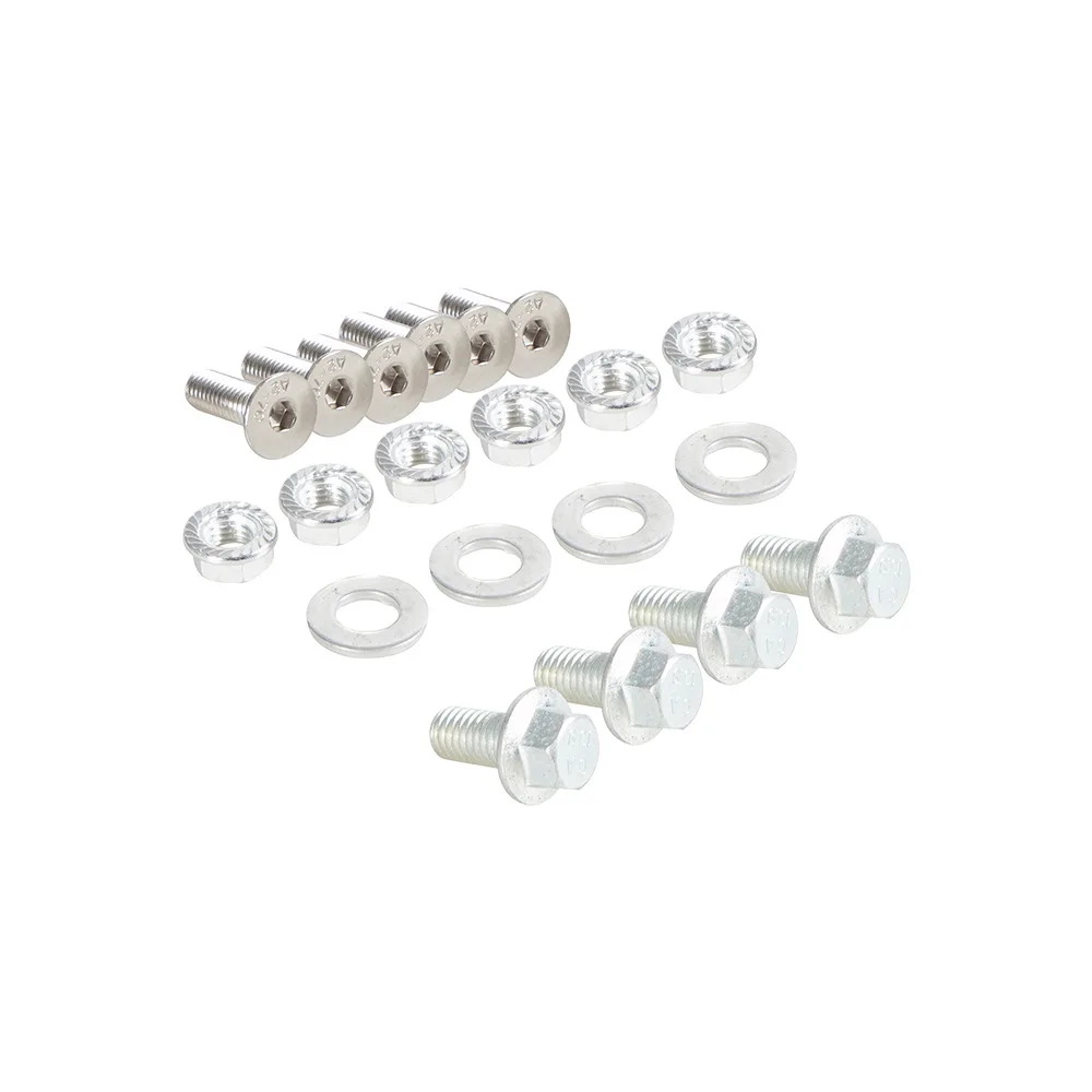 Car Modified Pieces Battery Tray Fixed Bracket Silver Billet Aluminum Alloy Accumulator Jar Mounting Racks