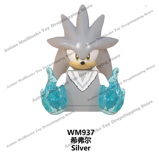 WM6086 WM6087 WM6088 LG1001 anime bricks Sonic Amy Rose Ray Storm Shadow building blocks mini action toy figures Children gifts Yellow