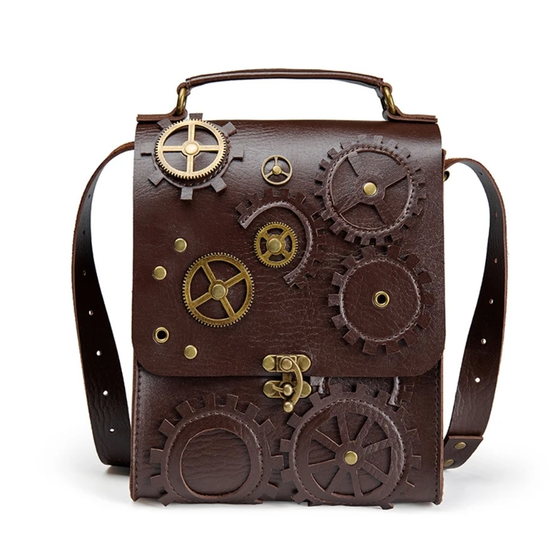 

Fashion Steampunk Shoulder Bag Handbag for Female Teenager Trendy Sling Bag for Girls Adult Women Girlfriend Favor Gift