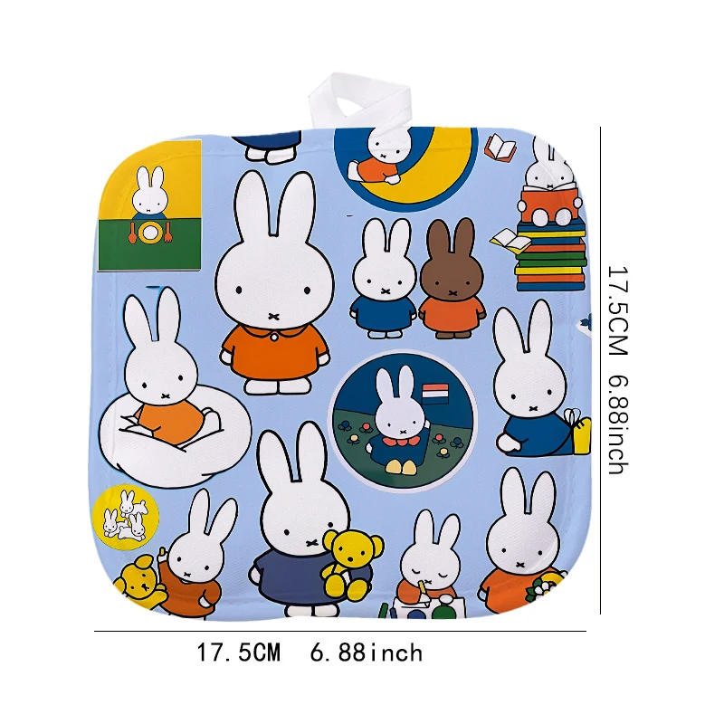 Heat Resistant Cartoon Character Sublimation Mat - Kawaii Soft Cushion, Single-Sided Print, Birthday Gift