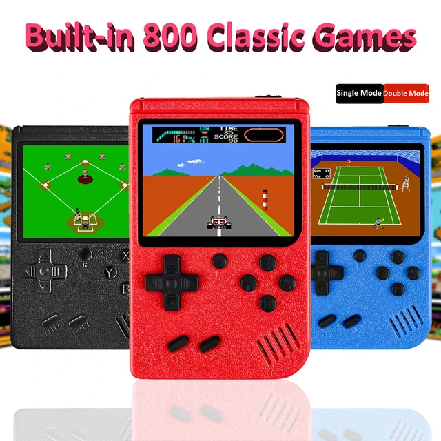 Mini Game Retrô Portátil 8-bit, Jogo, Cores Lcd, Infantil, Com 3.0 Jogos,  Melhor Presente - Videogames Portáteis - AliExpress