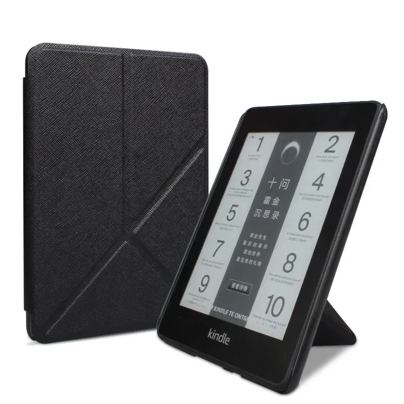 Versatile Foldable Stand Cover for Kindle - Protective Pouch for Various Sizes