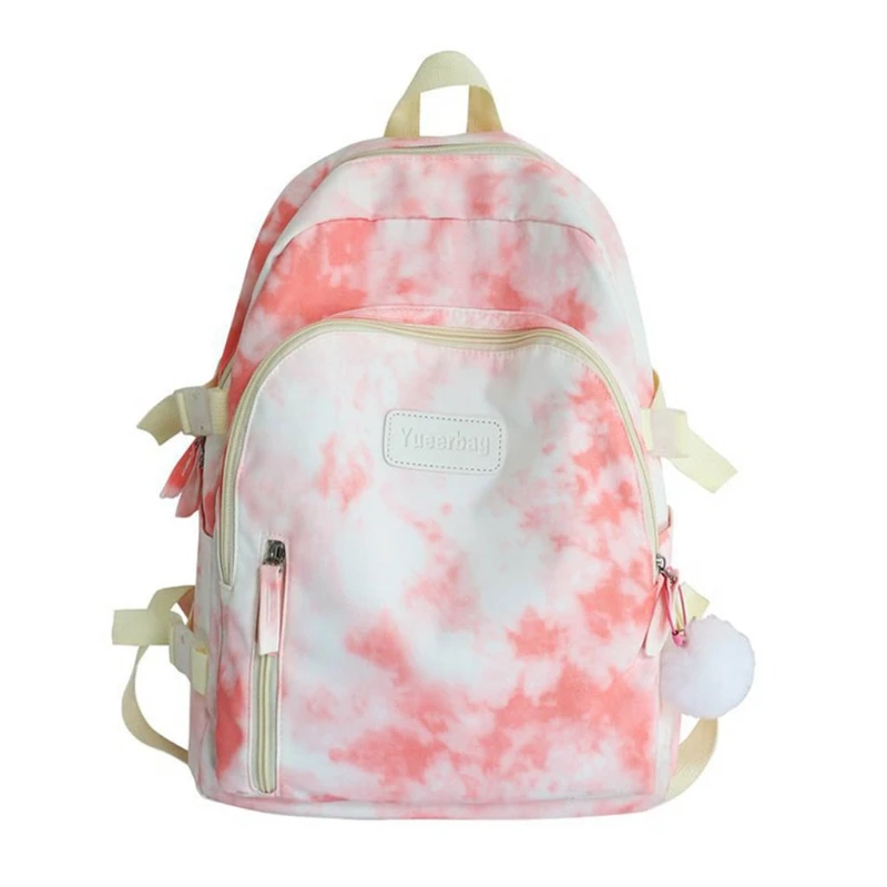 Fashion Colorful Pattern School Shoulder Bag for Teenager Girls Casual Bagpack