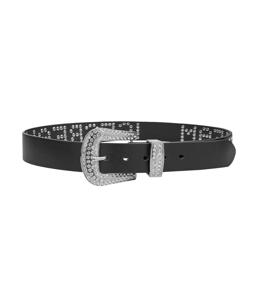 Billionaire Boys Club BBC ICECR Diamond Rivet Leather Belt Hip Hop
