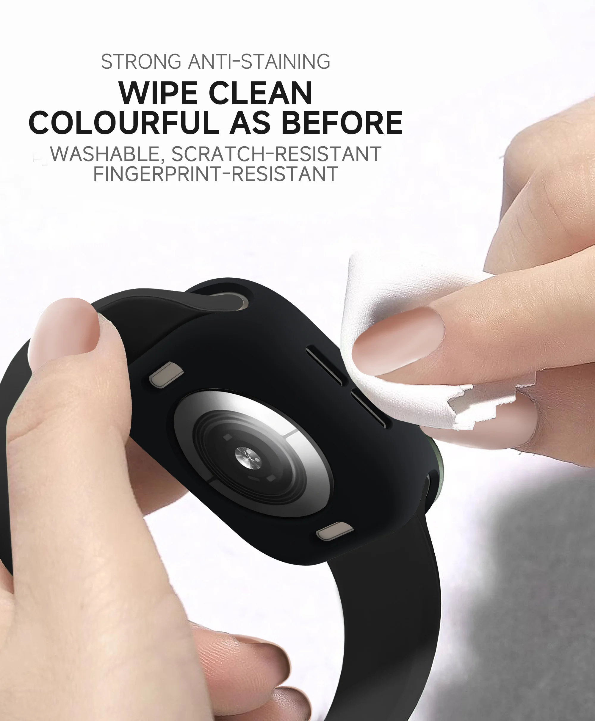 حافظة من السيليكون الناعم لسلسلة ساعات أبل 10 42 م...