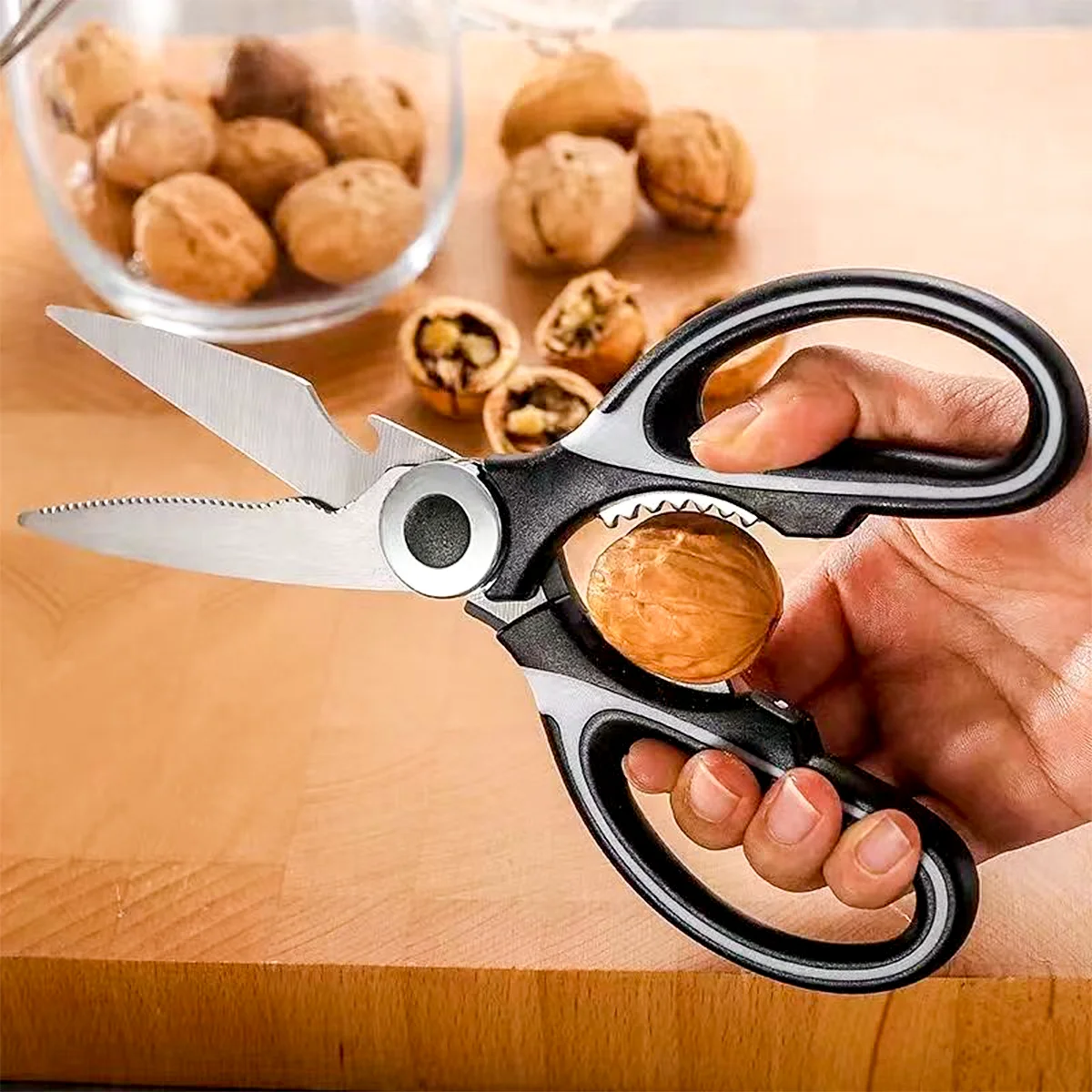 Multifunction Kitchen Scissors Plastic Handle Stainless Steel Kitchen Tijeras De Cocina Chicken Bone kitchen scissors