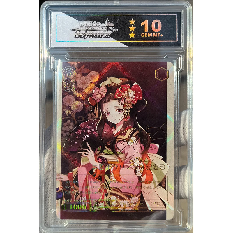 Anime Goddess Story Weiss Schwarz DIY ACG Boy Play Toys Collectible Cards Christmas Birthday Gift Demon Slayer One Piece Naruto