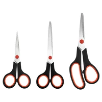 3pcs Sewing Scissors Tailor Scissors Multi-Purpose Sharp Stainless Steel Scissors For Office School Sewing Fabric Craft Supplies