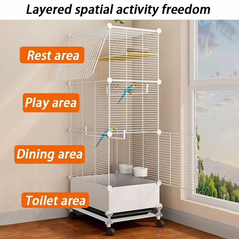 DIY Indoor Bird Cages Large Metal Iron Bird Cages Divider Photo Inspiration