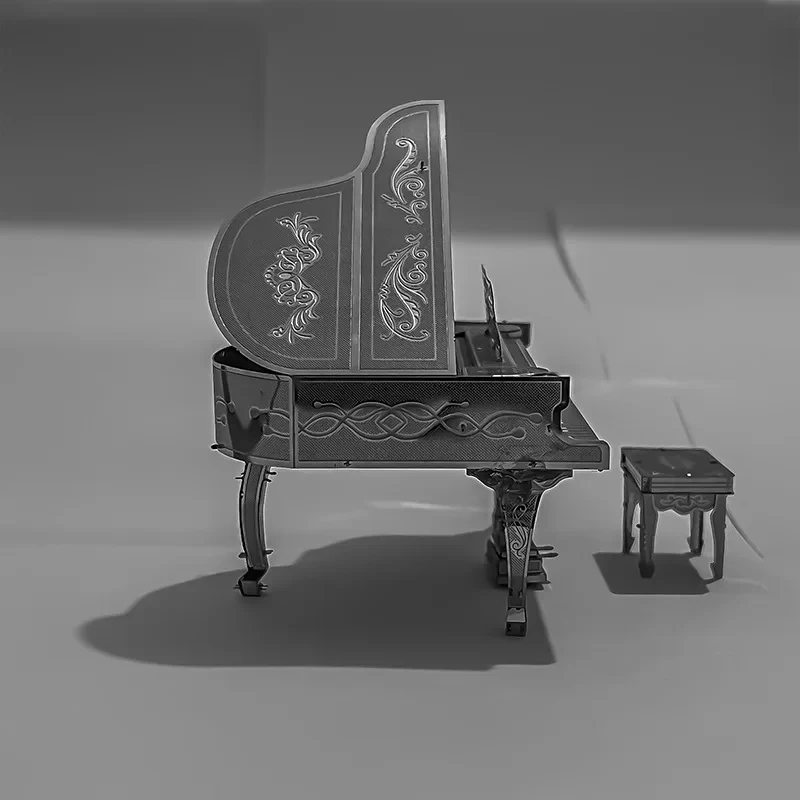 3D 금속 퍼즐 피아노 DIY 모델 빌딩 키트, 성인용 장난감, 생일 선물