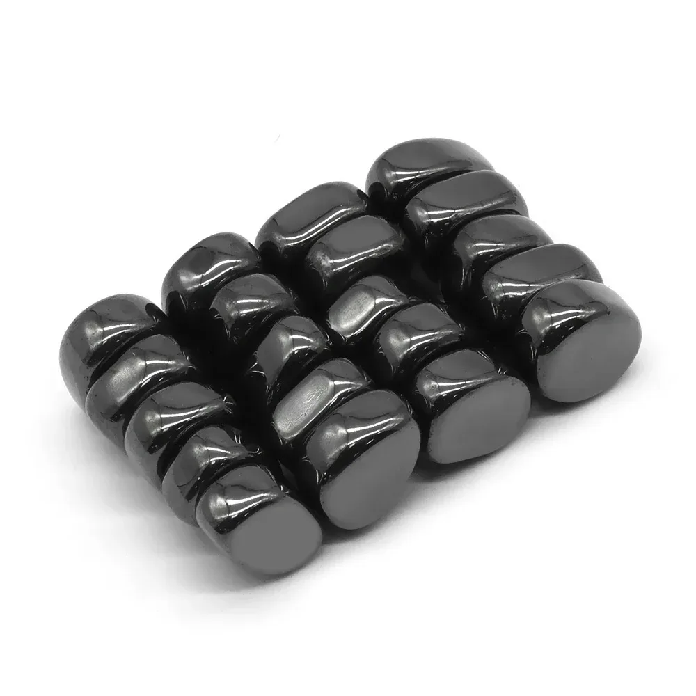 Polished Black Lodestone Magnetic Blocks Multi-functional Relieve Stress Entertainment Magnetic therapy Fridge Magnets