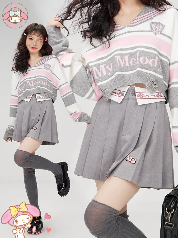 

Cartoon Girl Melody Skirt Kawaii Cinnamoroll Purin Jk Student Child Clothes Creativity Fashion Dress Petticoat Birthday Gift