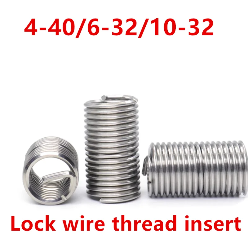 

4-40/6-32/10-32 /8-32SUS304, американский стандарт, блокировка провода, резьба, втулка, винтовая втулка, винтовая втулка, резьба, ремонтные вставки