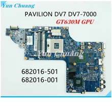 682016-501 682016-001 DV7T-7000 Laptop motherboard Mainboard PARA HP DV7 DV7-7000 11254-3 48.4ST10.031 HM77 GT630M 2GB DDR3