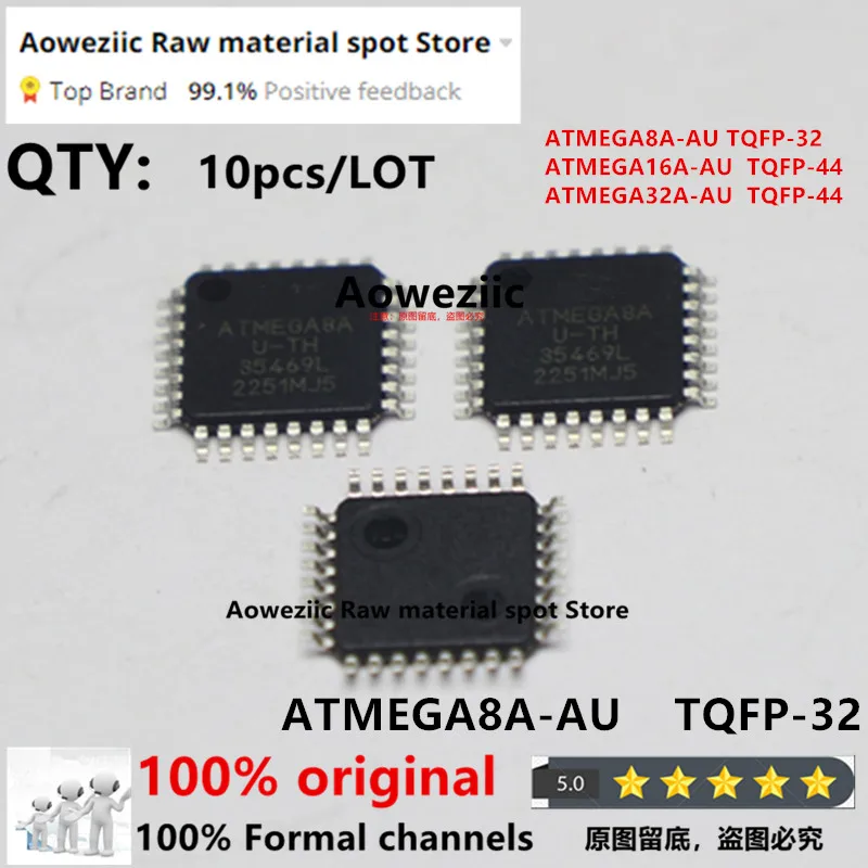 

Aoweziic 2023+ 100% New Imported Original ATMEGA8A-AU TQFP-32 ATMEGA16A-AU ATMEGA32A-AU TQFP-44 8 -Bit Microcontroller