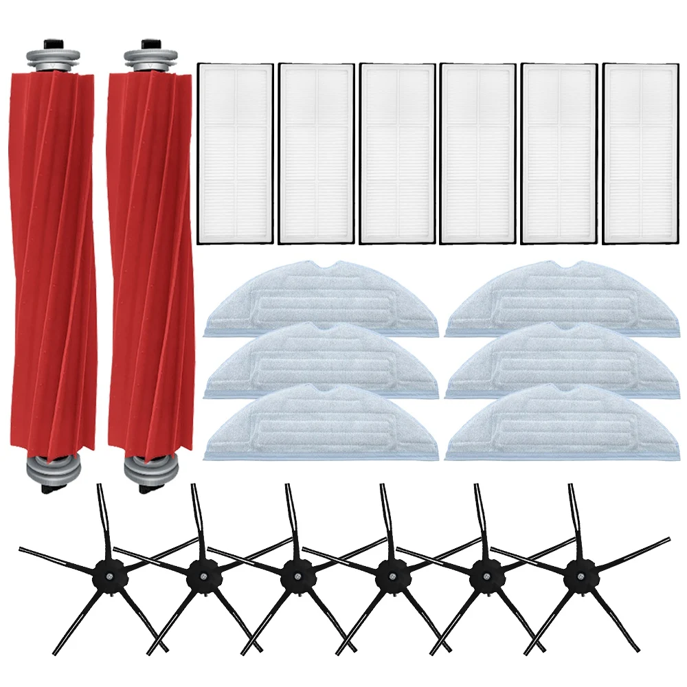 For Iconic Brand Roborock S7 T7S Plus Main Side Brush Mops Cloths HEPA Filter Kit Robotic Vacuum Cleaner Accessories