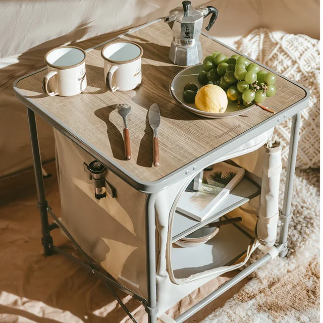 네이처하이크 야외 스토리지 랙이 다양한 물품을 효율적으로 보관하는 최적의 선택입니다.