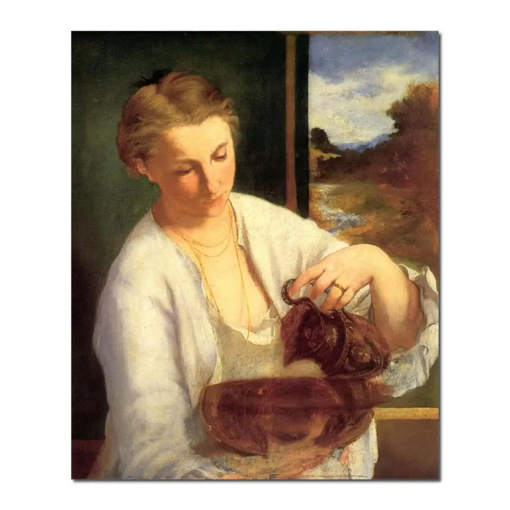 

Женщина заливает воду (исследование Сюзанны Leenhoff) картины от Edouard Manet импрессиониста искусства высокого качества Ручная роспись