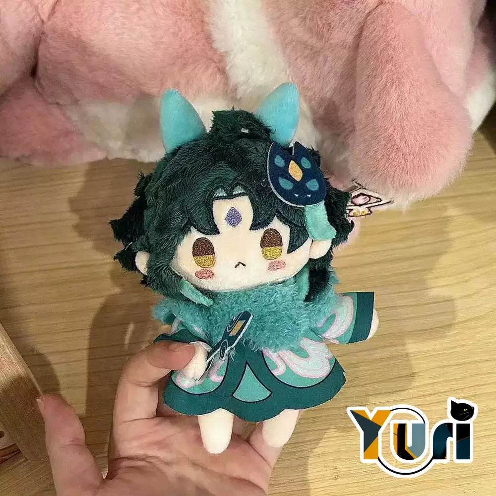 

Yuri Game Genshin Impact Xiao 12cm Plush Doll Toy Keychain Cute Anime Cosplay C MT