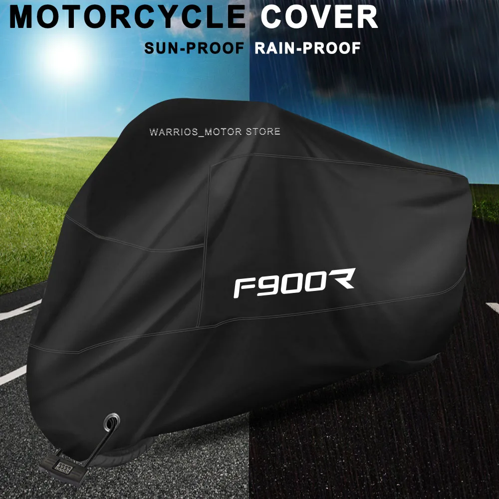 BMW F900R F900 R F 900R 2009-2020 2019 오토바이 커버 UV 보호 방진 방수 올 시즌 오토바이 레인 커버