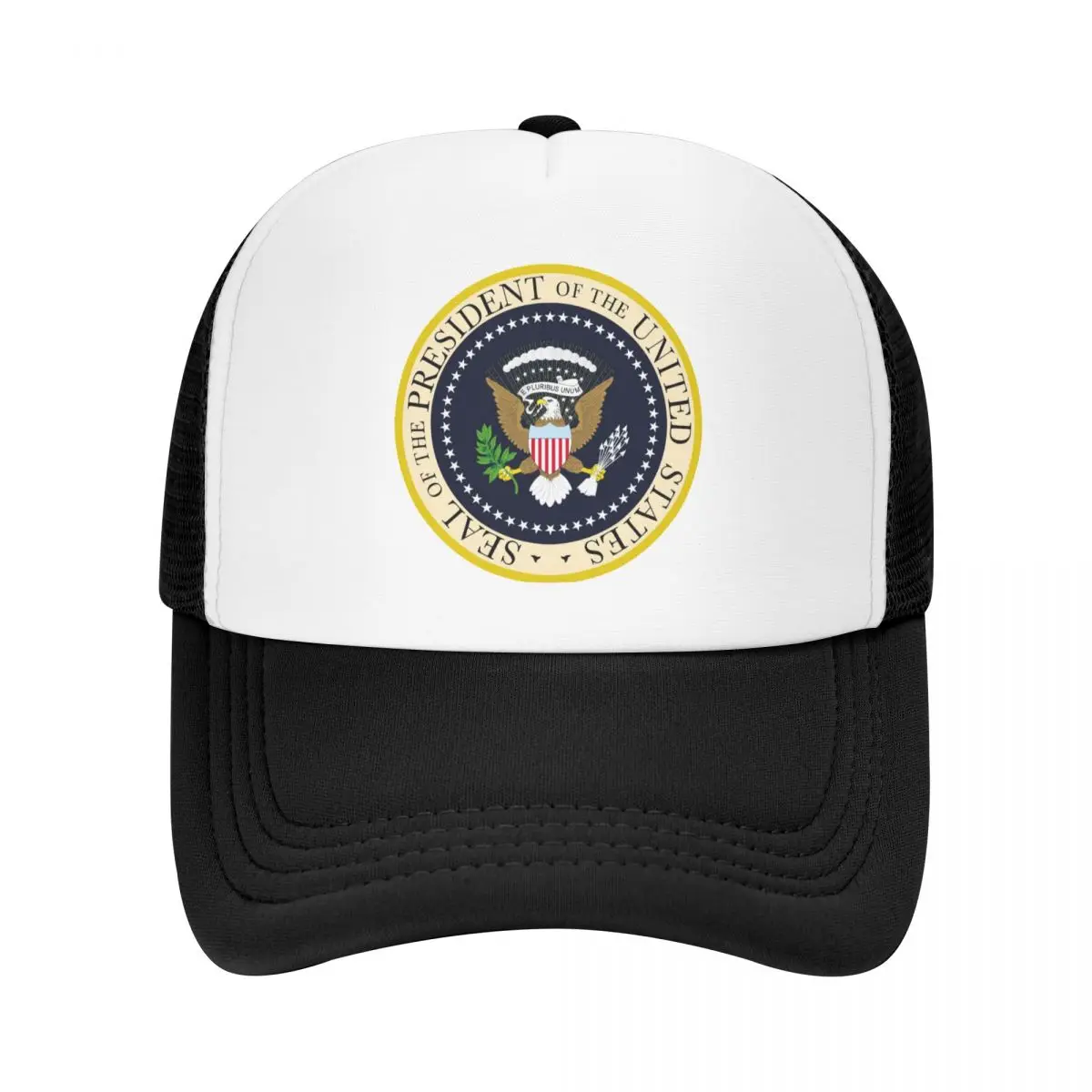 

American Presidential Seal Trucker Hat Adult USA Trump Election Vote Adjustable Baseball Cap Men Women Outdoor Snapback Caps