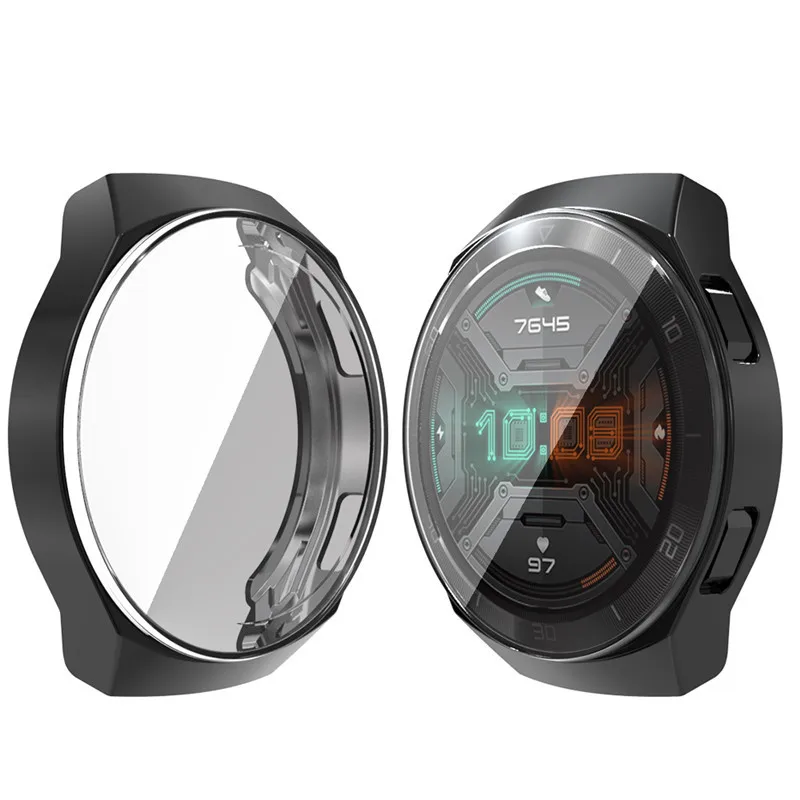Huawei Watch GT2e Full Coverage TPU Protective Case - Soft Bumper Frame Shell, Smart Watch Accessory