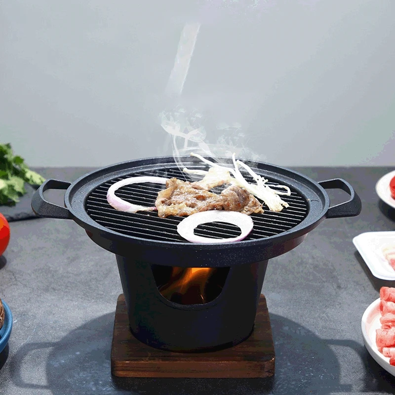 Mini BBQ Grill Portable Indoor Stick Proof Smokeless Japanese Mini